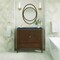 James Martin Vanities 36'' Vanity, Mid Century Walnut w/ 3 CM Charcoal Soapstone Quartz Top 485-V36-WLT-3CSP - alternate 2